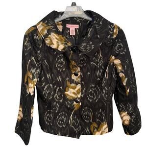Bandolino Women's Brocade Fashion Classic Blazer Jacket Size 12